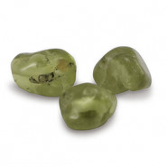 Naturstein Nugget Perlen Peridot 6-11mm Olive green